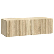 Mobile Porta TV da Muro-Credenza per TV sospesa Rovere Sonoma 98 x 41 x 30 cm 285364