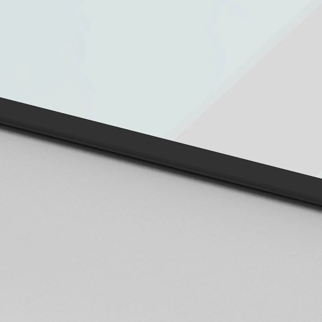 Porta Scorrevole Set Ferramenta Nera 76x205 cm Vetro Temperato 3375917