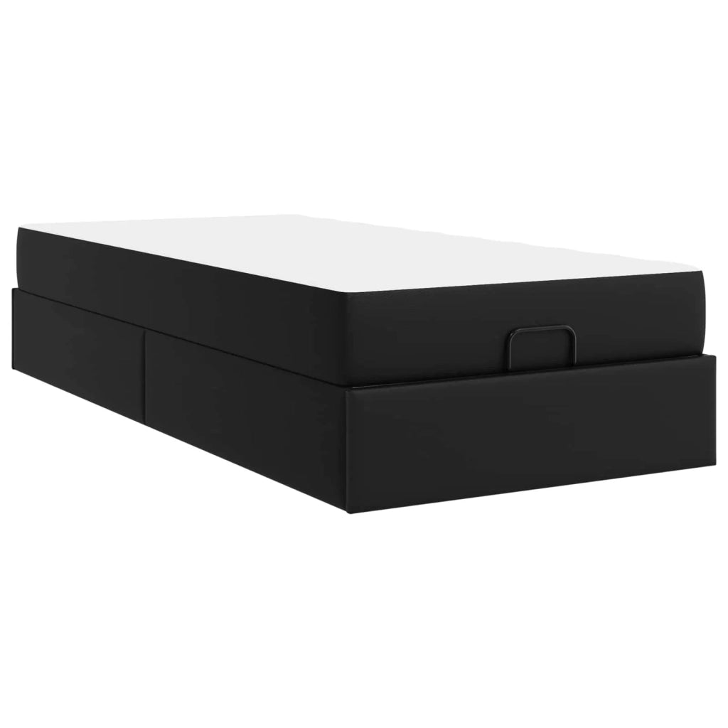 Struttura letto con materasso Altro 2 pcs Nero PVC 3399409