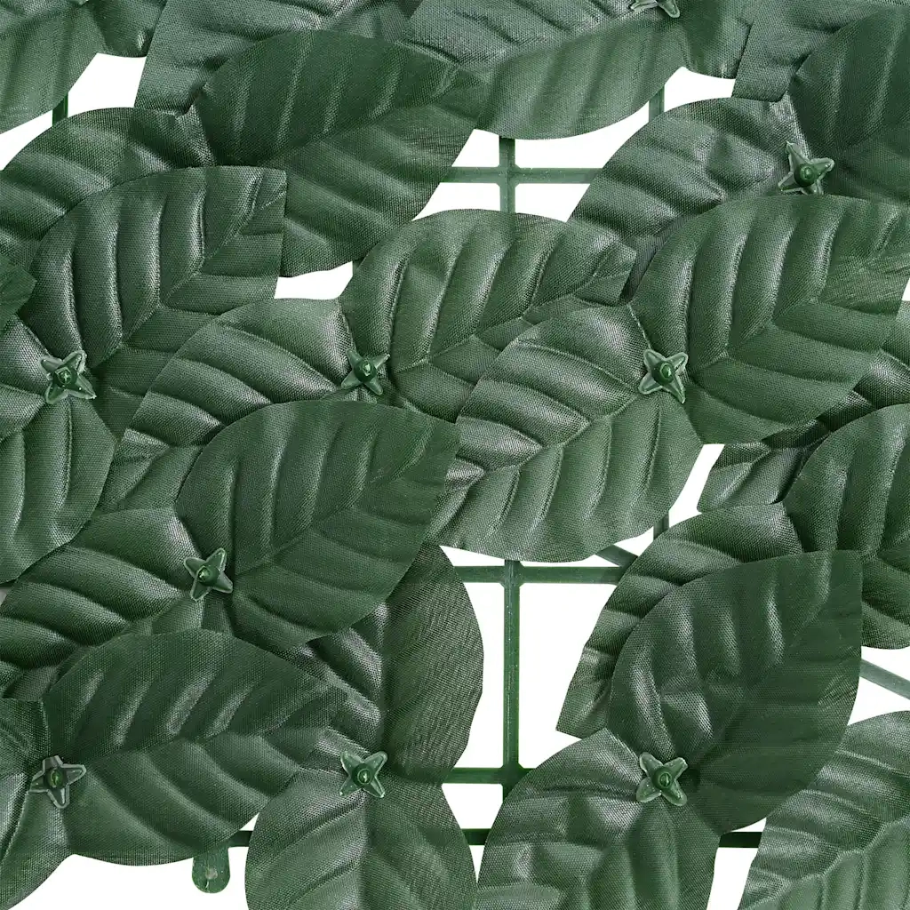 Schermo da balcone | Paravento da Balcone con Foglie Verde Scuro 300x150 cm