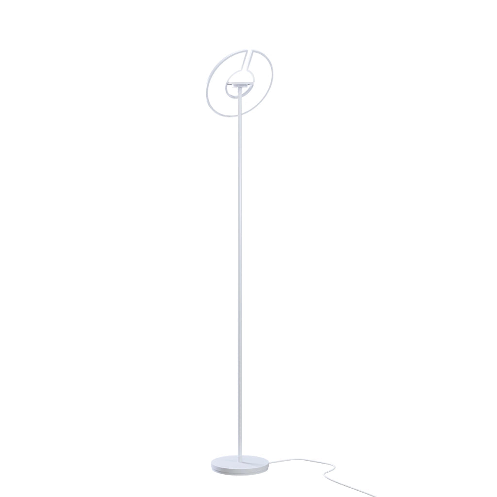 Lampada da terra moderna bianca LED RGB 48W Cento Italux