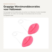 Decorazioni di Salsiccia per Halloween e Cosplay (2 Pezzi)