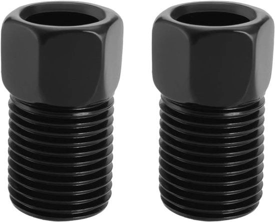 Boccola di cambio freni a disco - Ricambio - M8x0.75 - Vite - Guida freno - Adatto per freni a disco - Nero