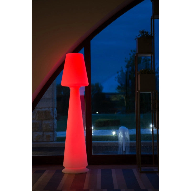 Lampada da terra di design H165 in polimero LED RGB per interno ed esterno - Made in Italy - Monacis