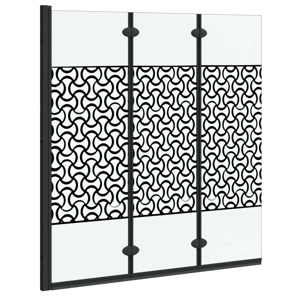 Involucro Doccia Nero e trasparente 130 x 130 cm