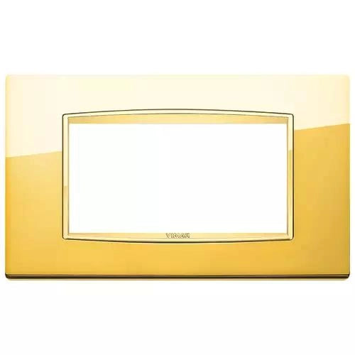 VIMAR EIKON - PLACCA CLASSIC 4M ORO LUCIDO