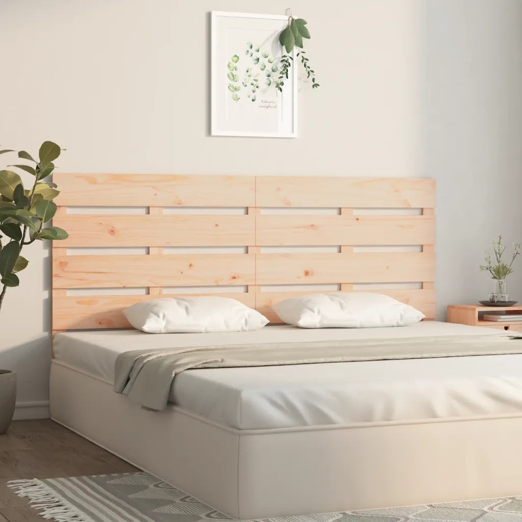 Testiera | Testata per Letto 150x3x80 cm in Legno Massello di Pino