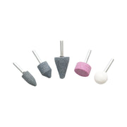 Set di 5 pietre abrasive con gambo da 6 mm Crownman
