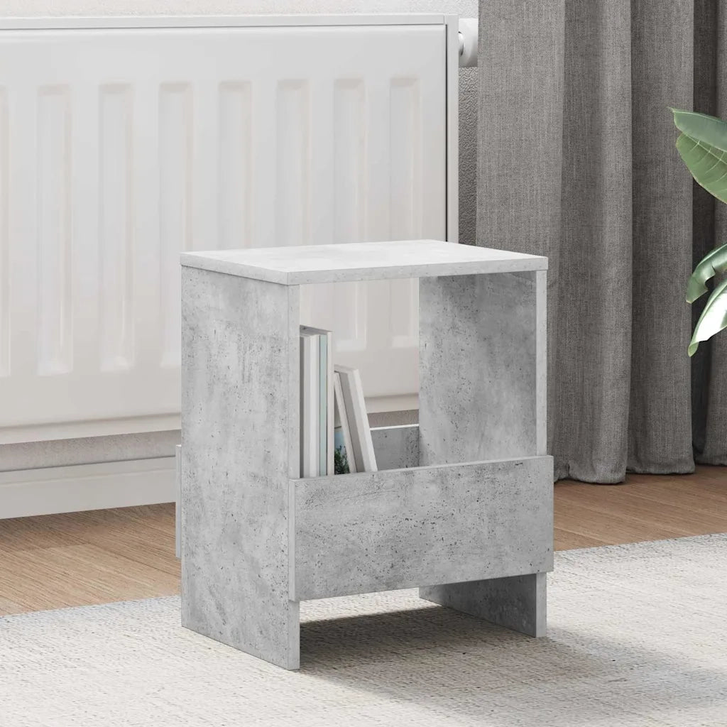 Scaffale per riviste 2 pcs Grigio cemento 35 x 30 x 45 cm 890975
