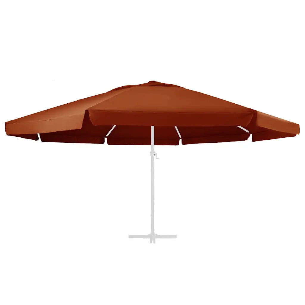 Telo di Ricambio per Ombrellone Terracotta 610 cm 312551