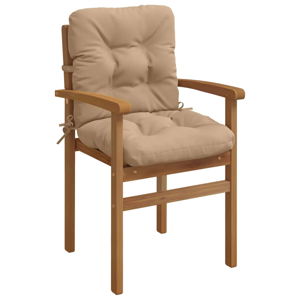 Cuscini per Sedia Alta in 2 Pezzi VIANEN 2 pcs 100% Poliestere 953794