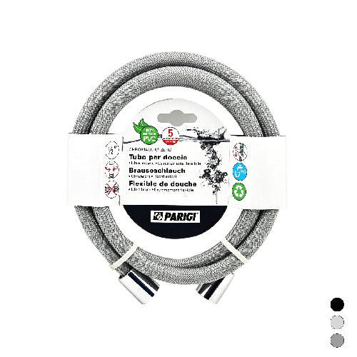 FLESSIBILE DOCCIA CHROMALUX ZERO- Silver Grey cm 150- PARIG- pezzi 1