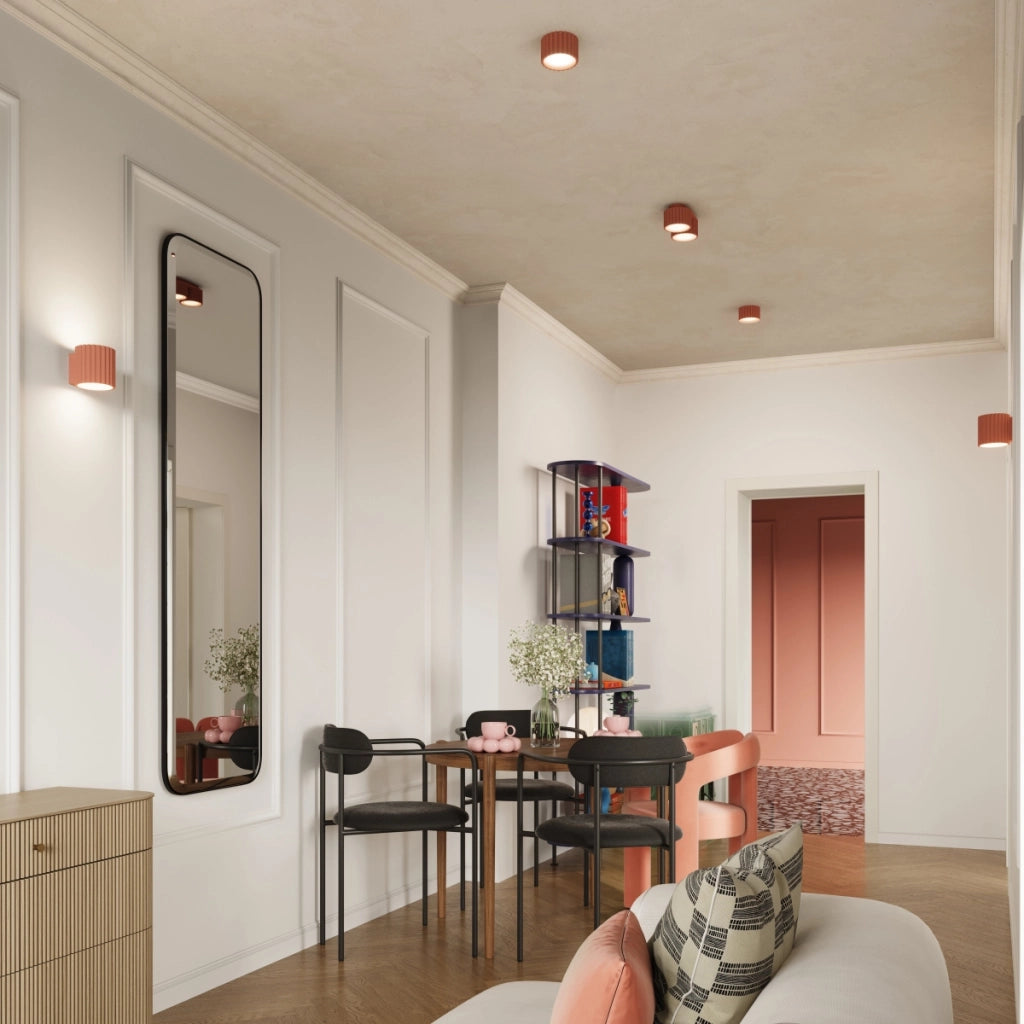 Lampada da soffitto AURA 1 peach Gx53
