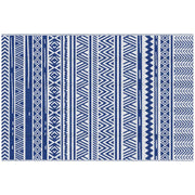 Tappeto 182x274 cm ¨C Minimal ¨C Blu e Bianco