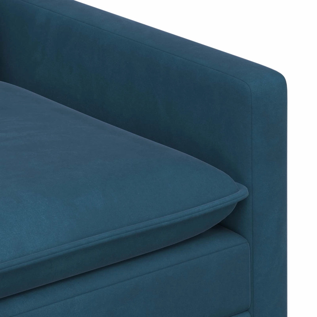 Set di divani 2 pcs Blu Velluto 3417117