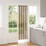 Tenda per insetti in chenille Marrone Scuro e Beige 56 x 200 cm 42034430