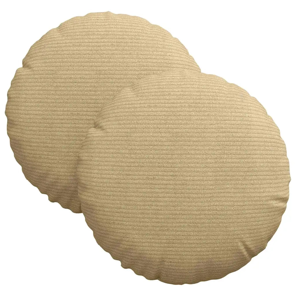 Cuscini per Seduta 2 pcs Grigio Verde Ø30 x 13 cm 42014116
