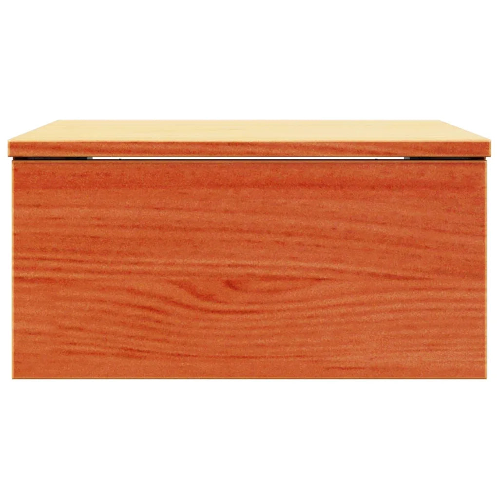 Comodino con cassetto 2 pcs Marrone cerato 37 x 35 x 18,5 cm 873486