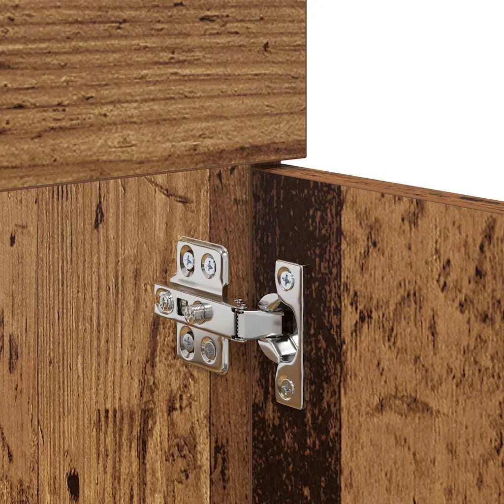 Mobile da Bagno | Armadio sottolavello con porta Legno vecchio Legno multistrato