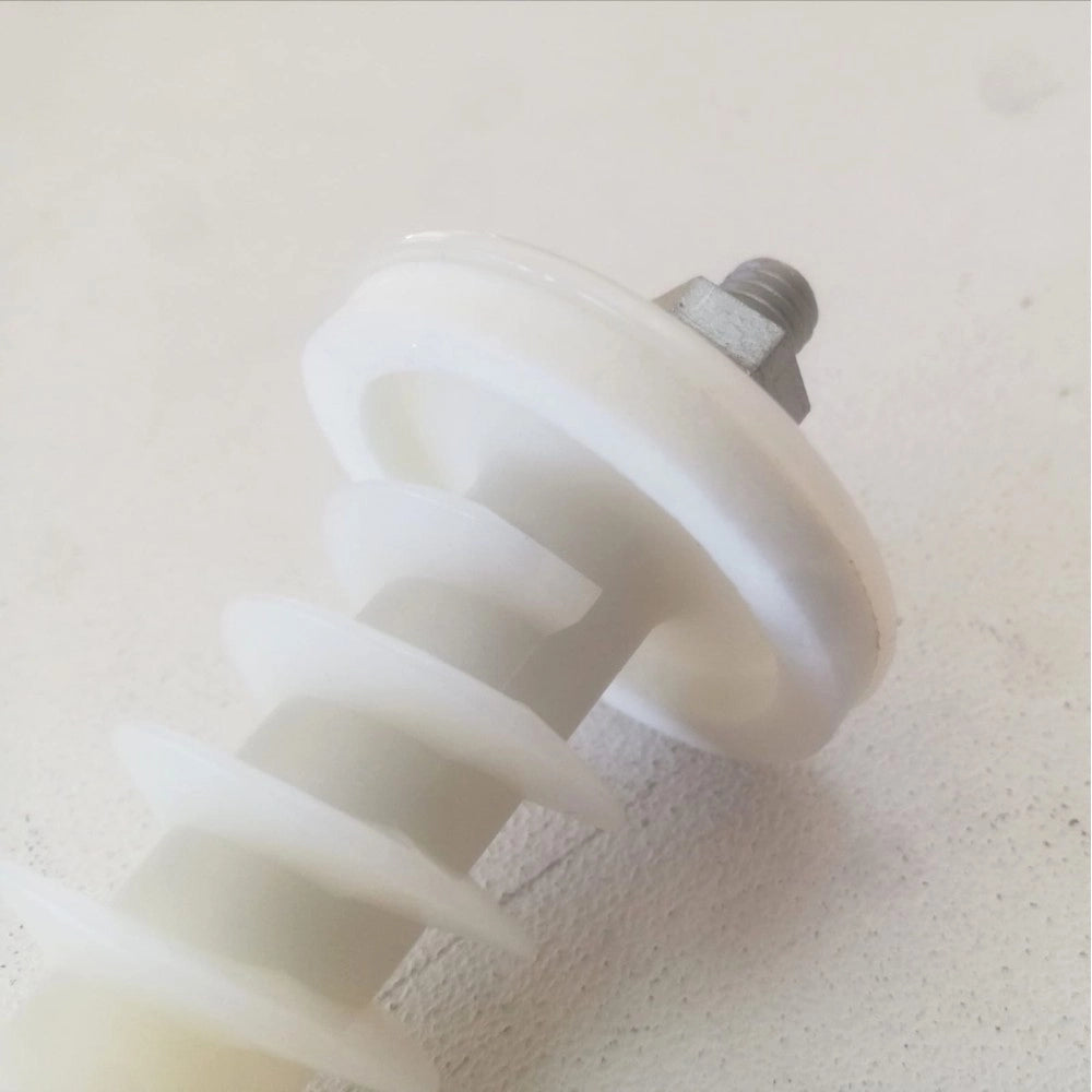 Tassello autoforante in nylon per pannelli isolanti con collare e vite te