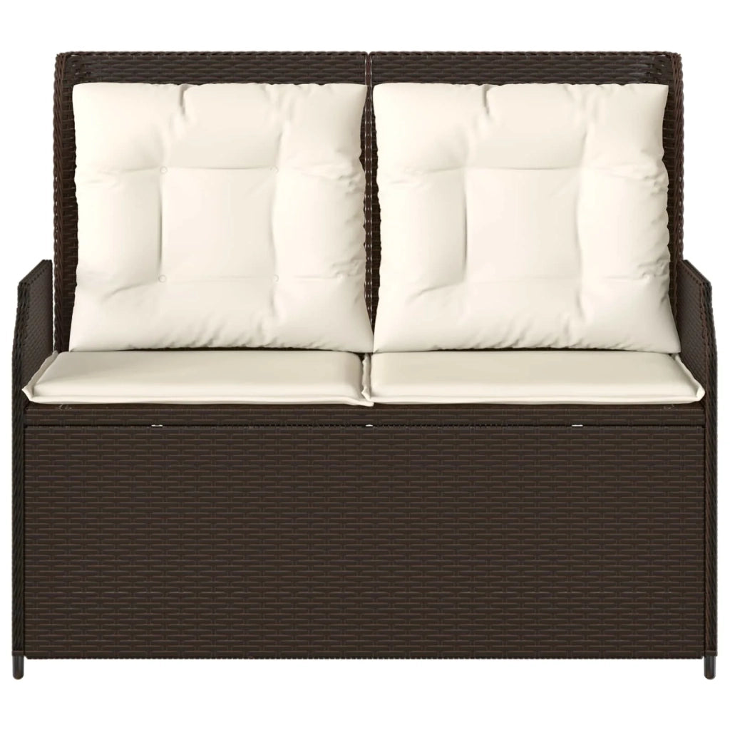 Panchina da giardino Marrone polyrattan 3394459