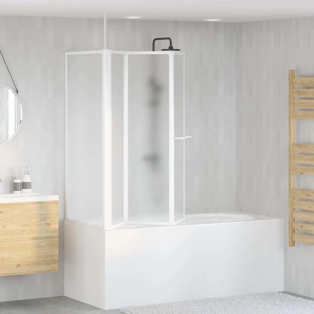 Schermo da Bagno Glassato 120 x 70 x 137 cm Alluminio 42023507