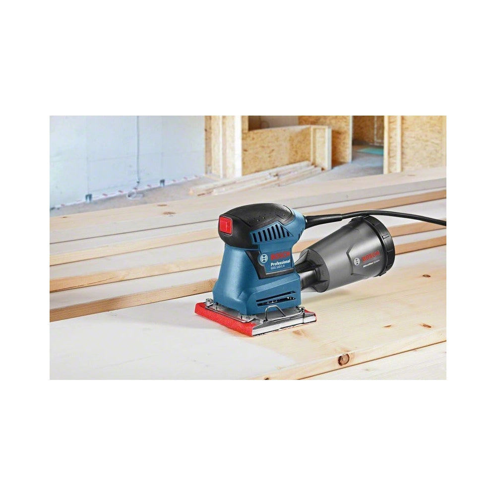 Trade Shop - Levigatrice Orbitale Palmare Bosch Gss 140 A Professionale 180 Watt Microfiltro -