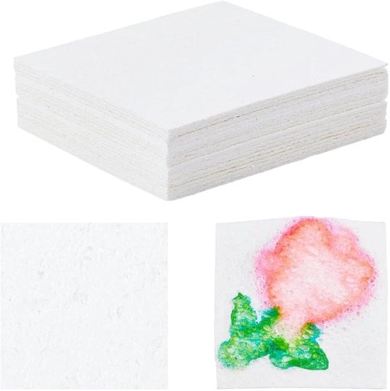 Papier a testura 20 pezzi 10x10cm - Effetto 3D magico - Schiuma di cellulosa/cotonina - Attività creative - Progetti DIY - Testura flessibile - Carta da pittura