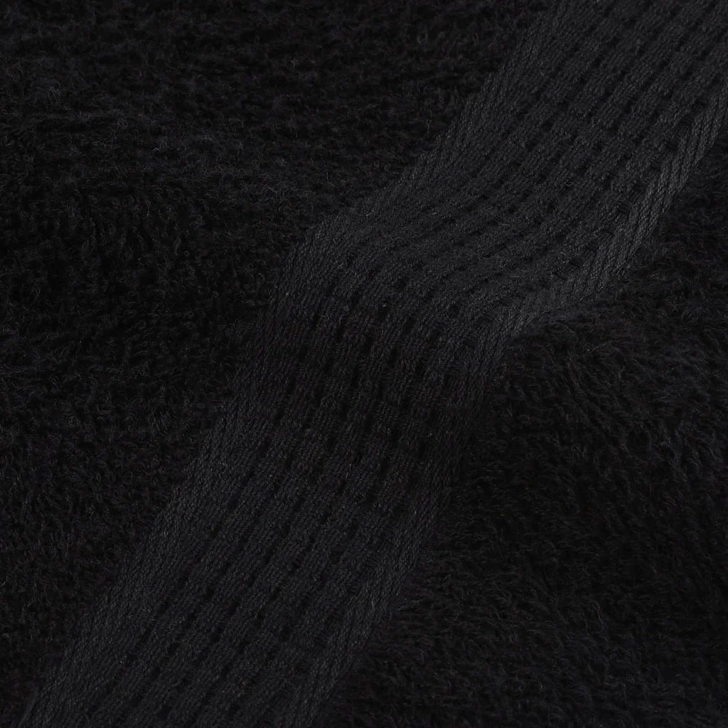 Asciugamani per sauna FROGN 4 pezzi Nero 80x200 cm 360 g/m2