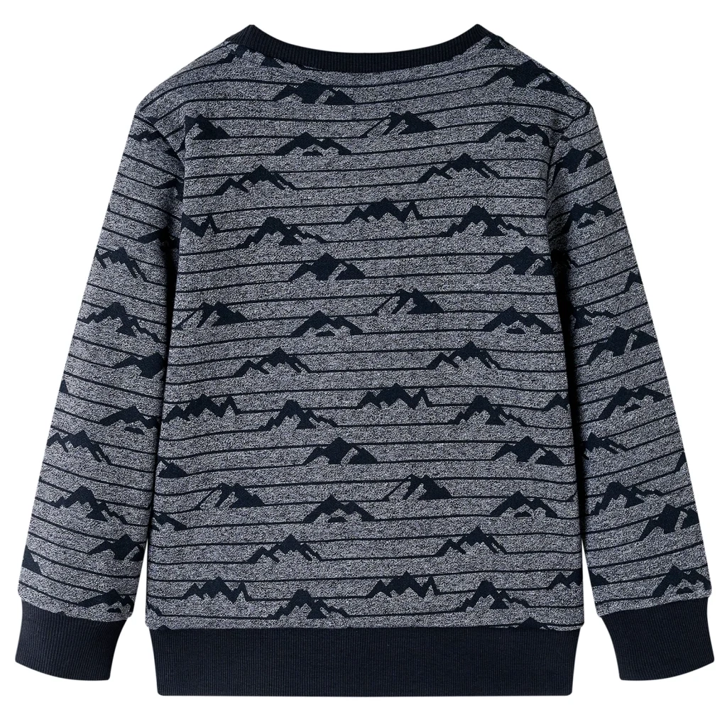 Felpa per Bambini Blu Marino M¨¦lange 116