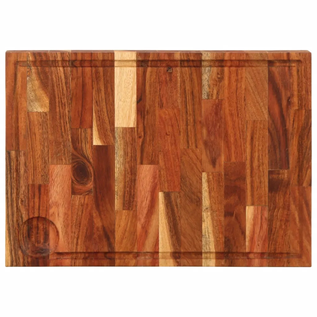 Tagliere 42x30x4 cm in Legno Massello di Acacia 376054