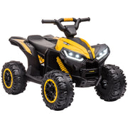 Quad Elettrico per Bambini ¨C Minimal ¨C Giallo, LED, 12V