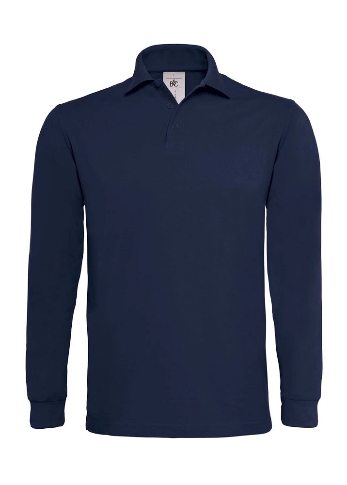 POLO MANICA LUNGA BLU Tg. L