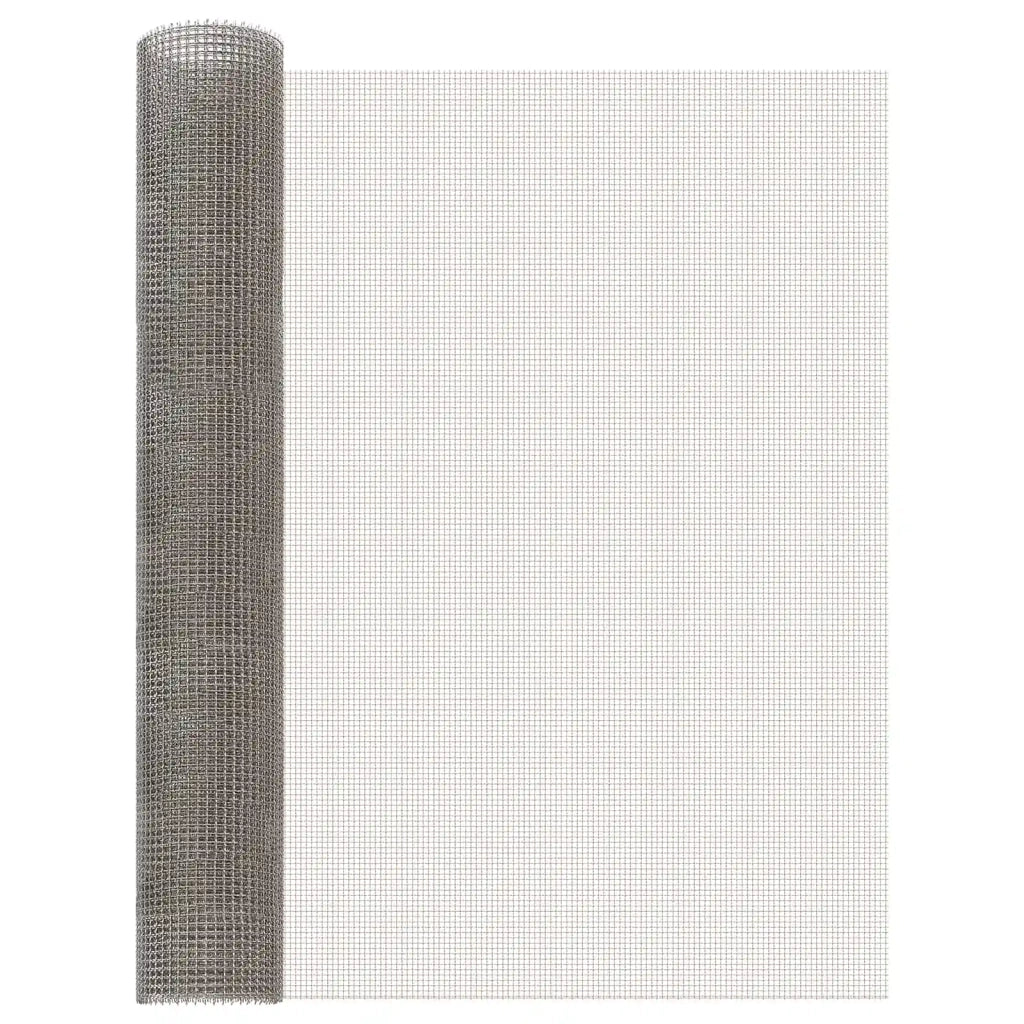 Rete per schermatura 80 x 500 cm 3 Mesh Argento 42039636