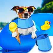 Accessorio di raffreddamento per cani - Adattabile per piccoli e medi cani - Sottile sciarpa raffreddante - Accessorio estivo - Materiale PVA