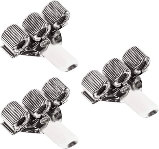 Penne metalliche con chiusura a clip per notebook e cartellino - Set da 10 pezzi