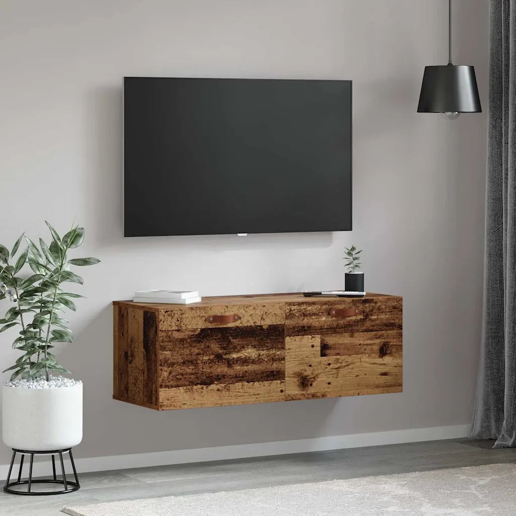 Armadietto a Muro | Mobiletto a muro Legno vecchio 100 x 36,5 x 35 cm