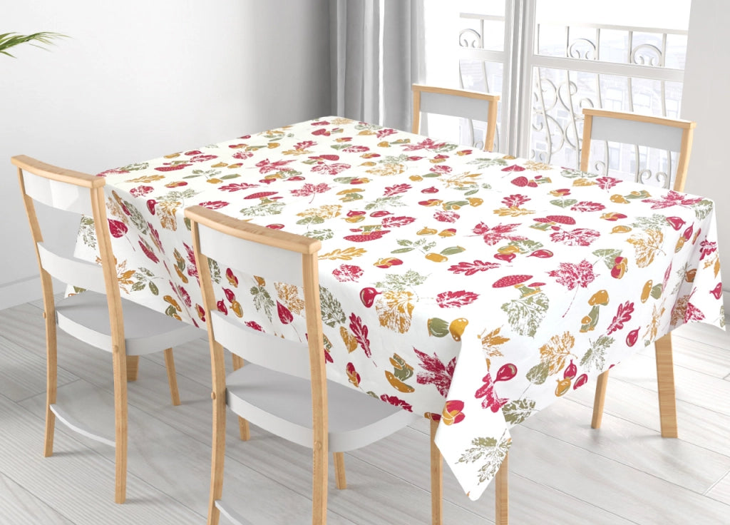 Tovaglia Per Salotto Cucina Tavolo 100% Cotone Made In Italy Bosco RP - 140x360 - Bosco