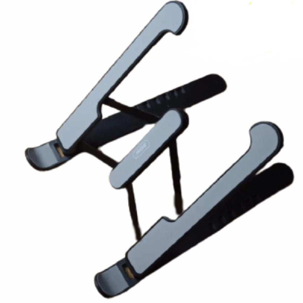 Trade Shop - Supporto Stand Pieghevole In Plastica Antiscivolo Per Laptop Notebook Tablet P1 -