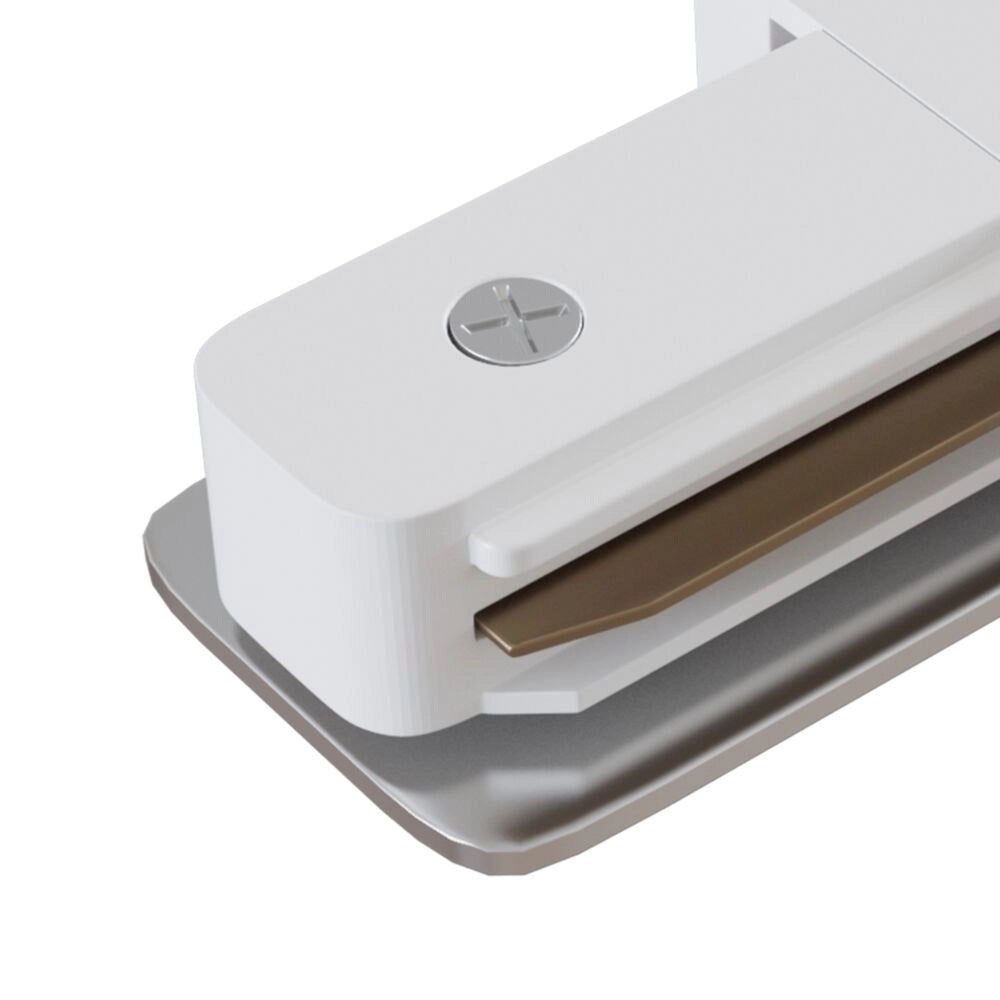 Connettore Angolare Per Binario In Alluminio Bianco