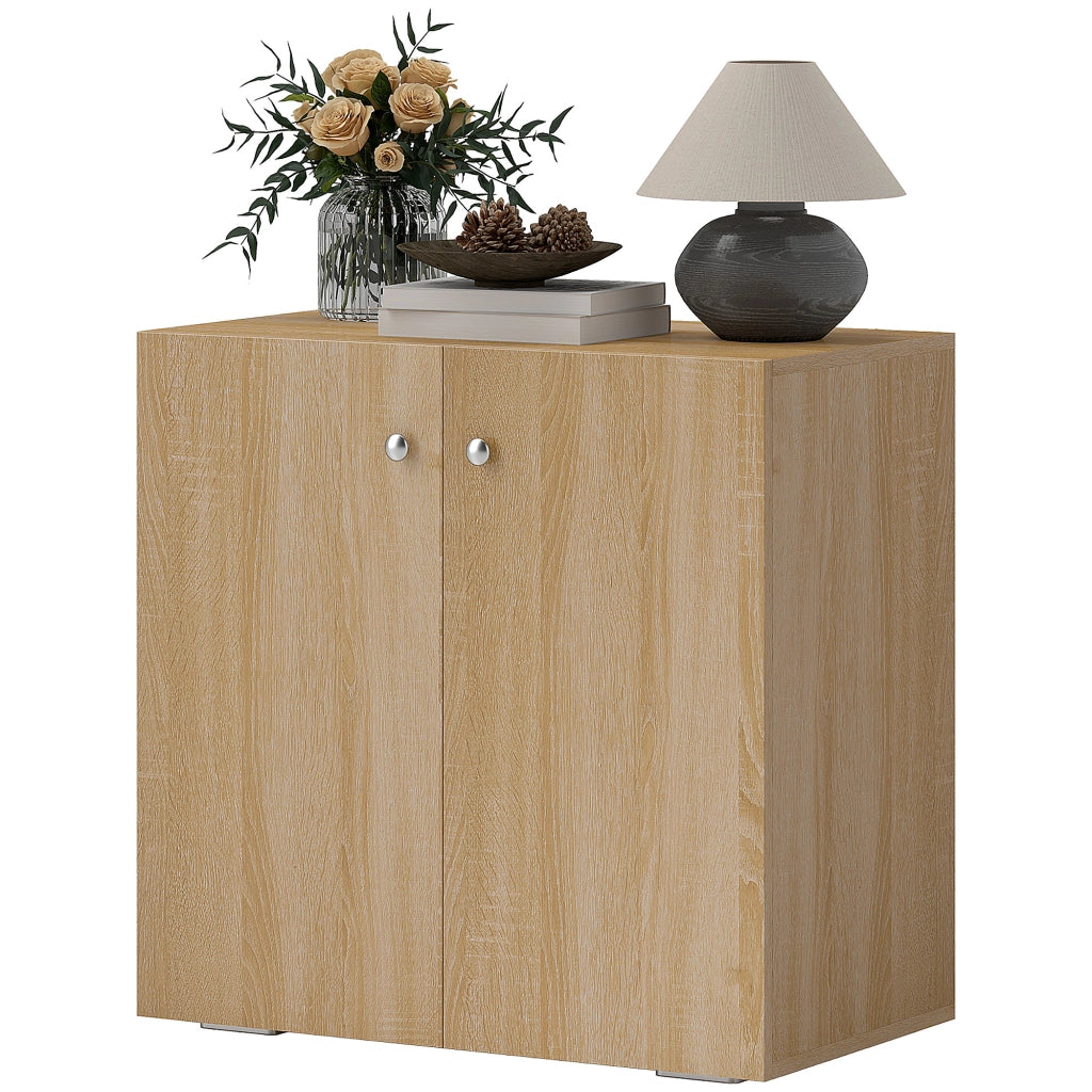 Mobile Multiuso 2 Ante ¨C Xylo ¨C Legno Alluminio 70x39x70cm