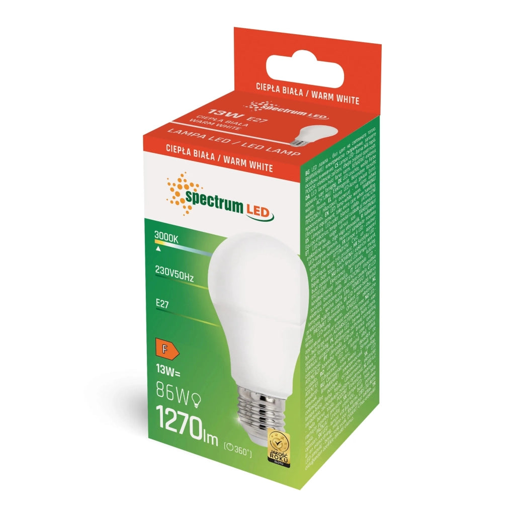 Bulbo Led Caldo E-27 230v 13w 13892