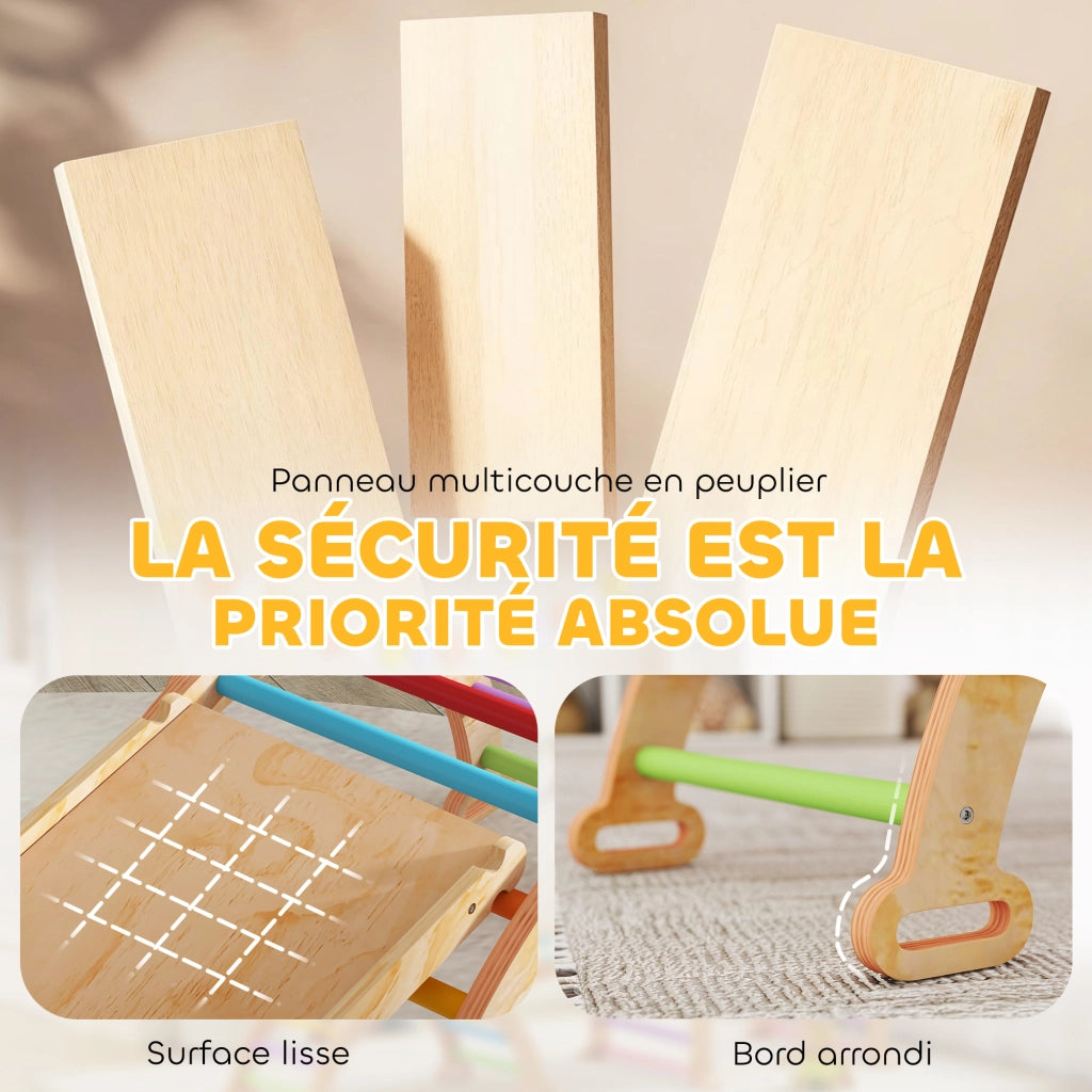 Casetta da gioco con scivolo e struttura arrampicata ¨C zephmum ¨C multicolore