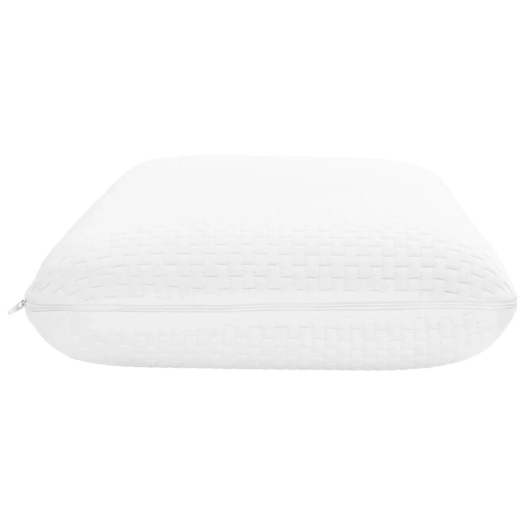 Cuscino da Letto Bianco 74 x 39 x 13 cm Schiuma Memory 42020226