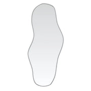Specchio da Parete | Specchio decorativo Argento 90x40 cm