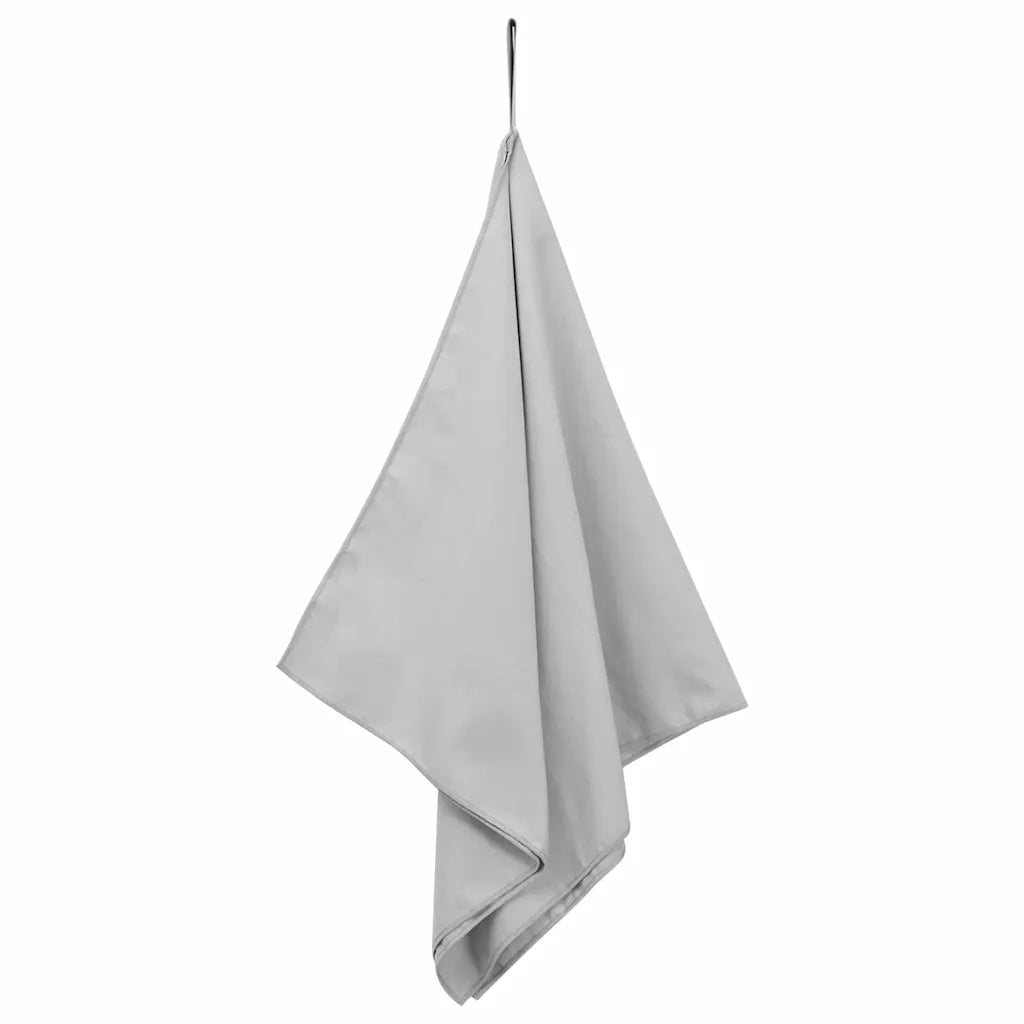 Asciugamani Sportivi 2 pz | Teli per bagno Grigio 100 x 50 cm