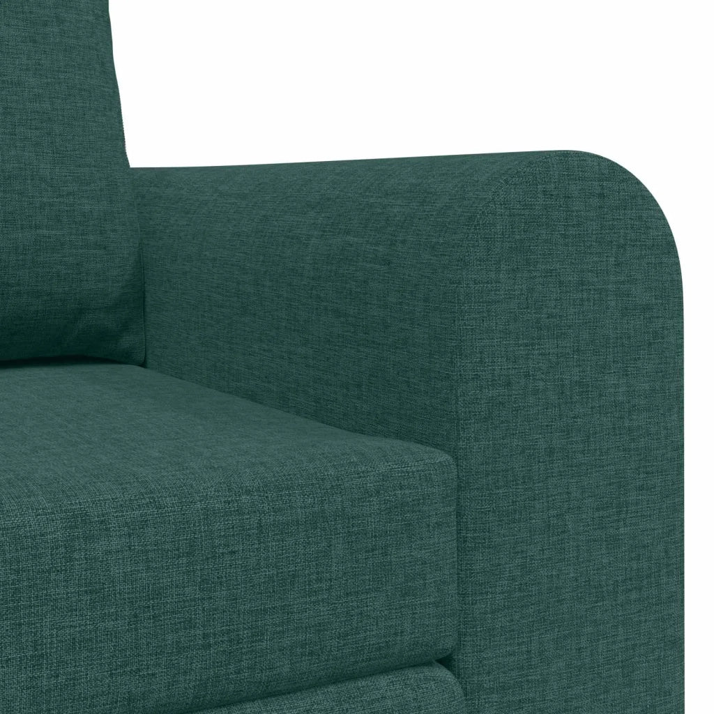 Divano letto | Sof¨¤ letto | Letto singolo 60cm Verde Scuro Tessuto