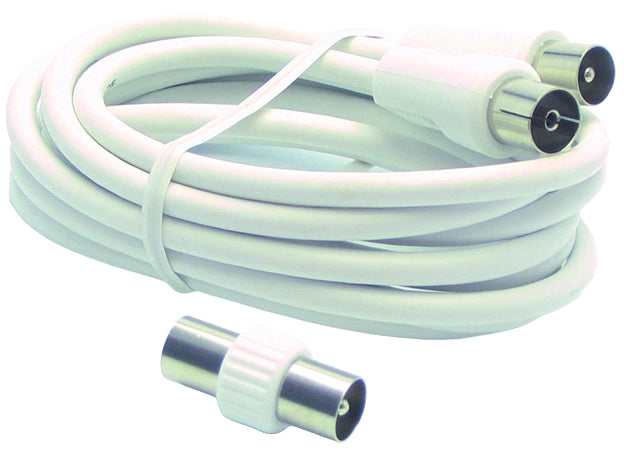 PROLUNGA COASSIALE TV mt. 1,5 con adattatore 10.00 pz