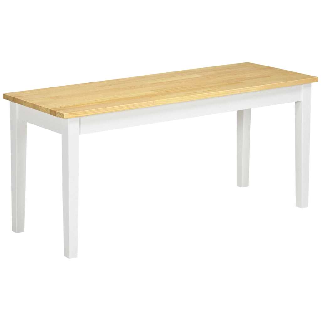 PANCA 2 posti 102x36x45 cm legno naturale