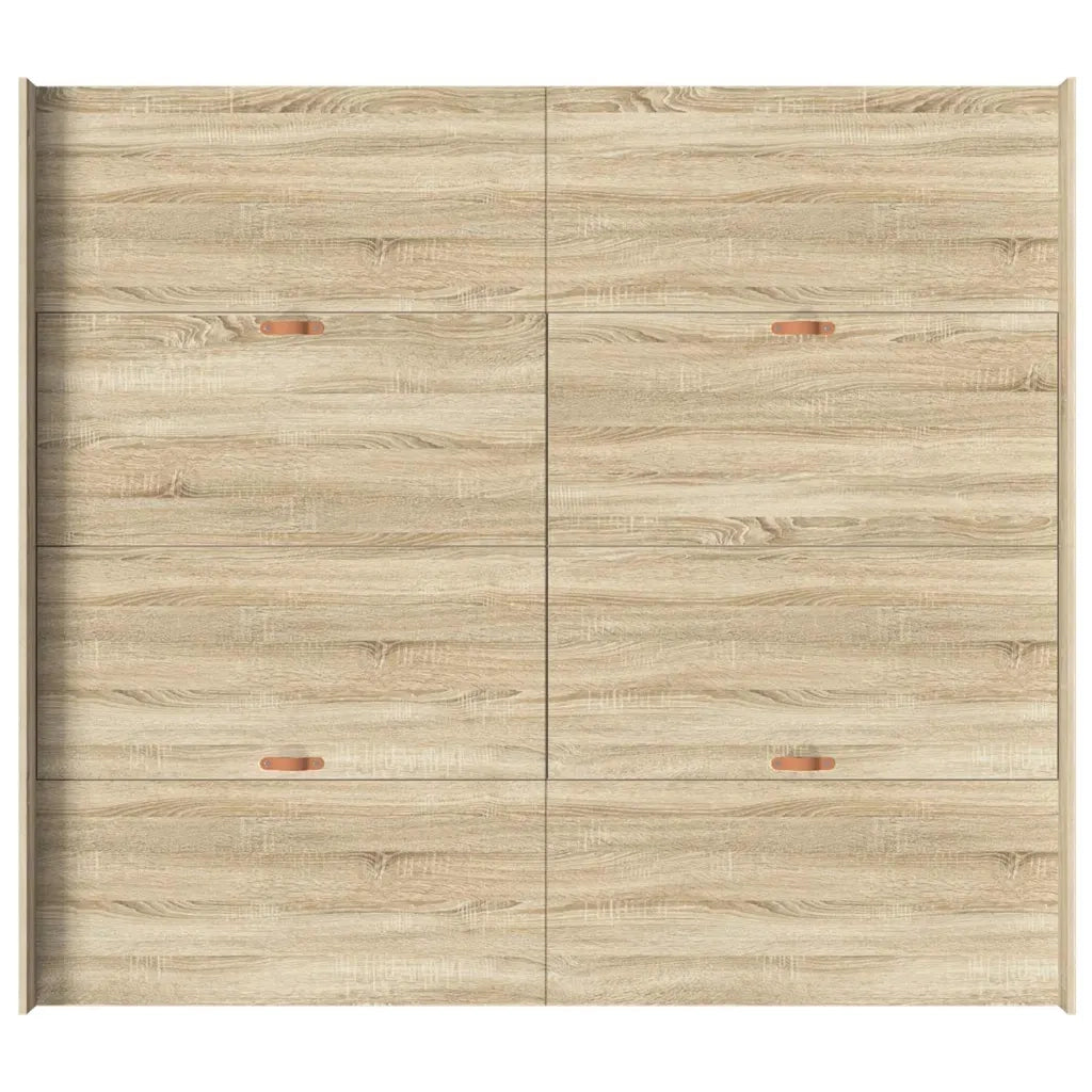 Struttura letto con contenitore Rovere Sonoma 180 x 200 cm 3335271
